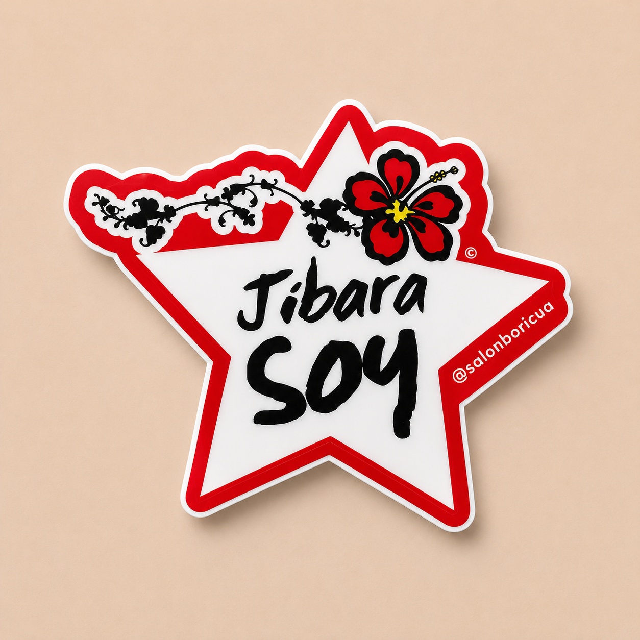 Jíbara Soy Sticker | Salón Boricua