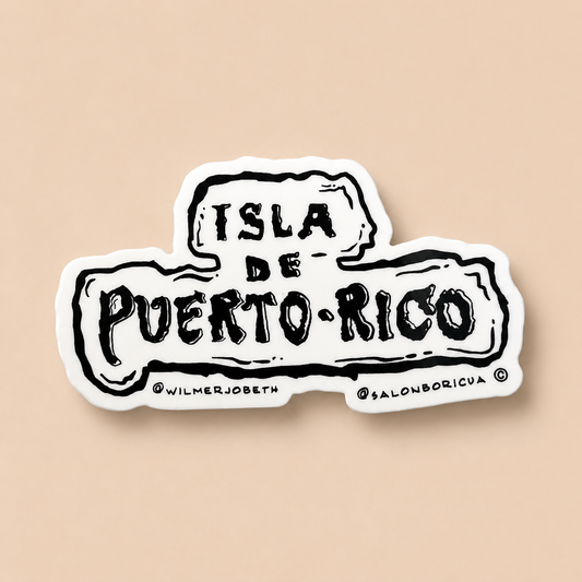 Isla de Puerto Rico Sticker | Salón Boricua