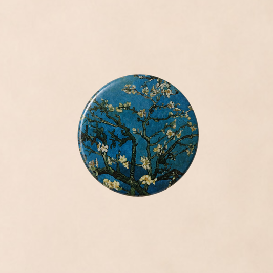 Blue Blossom Retractable Badge Reel