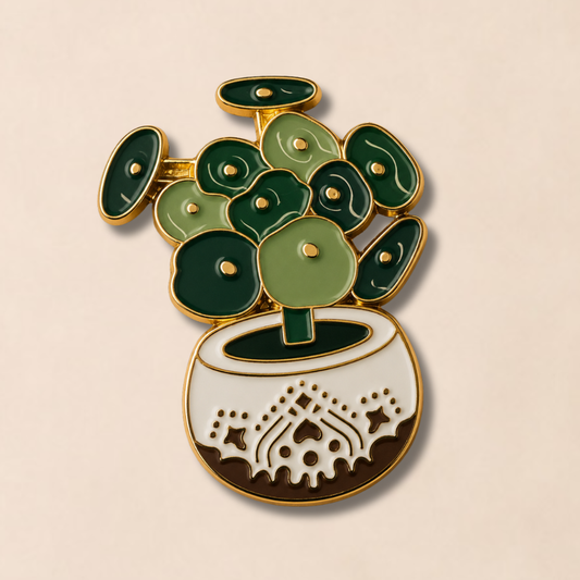Pilea Plant Enamel Pin