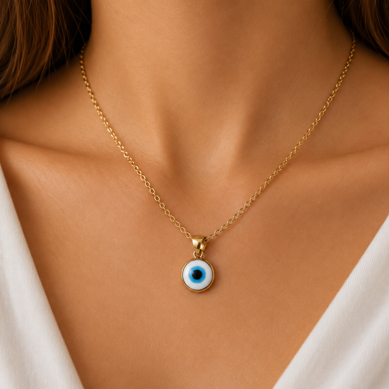 Collar ojo turco