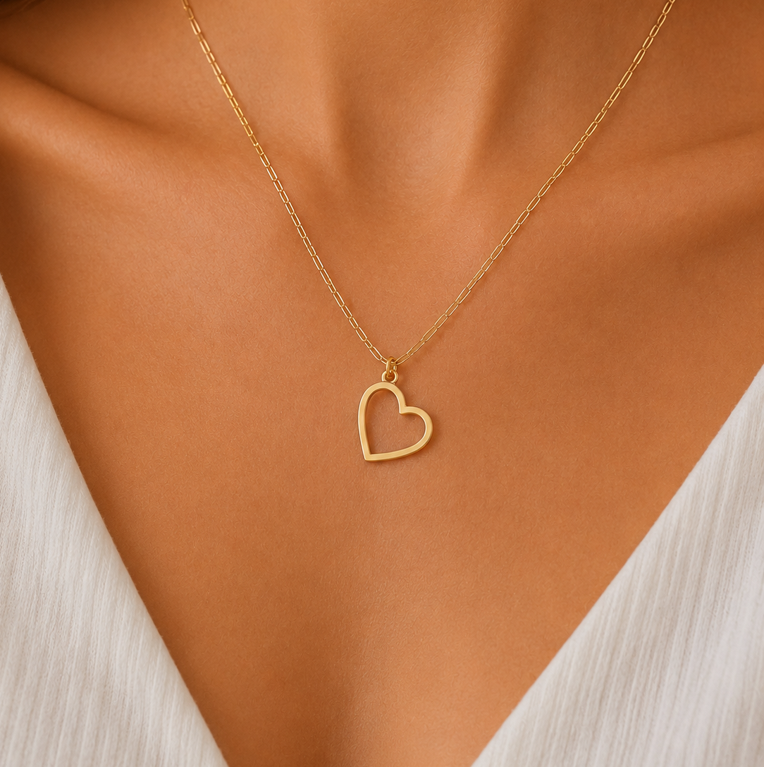 Collar corazón Stainless Steel