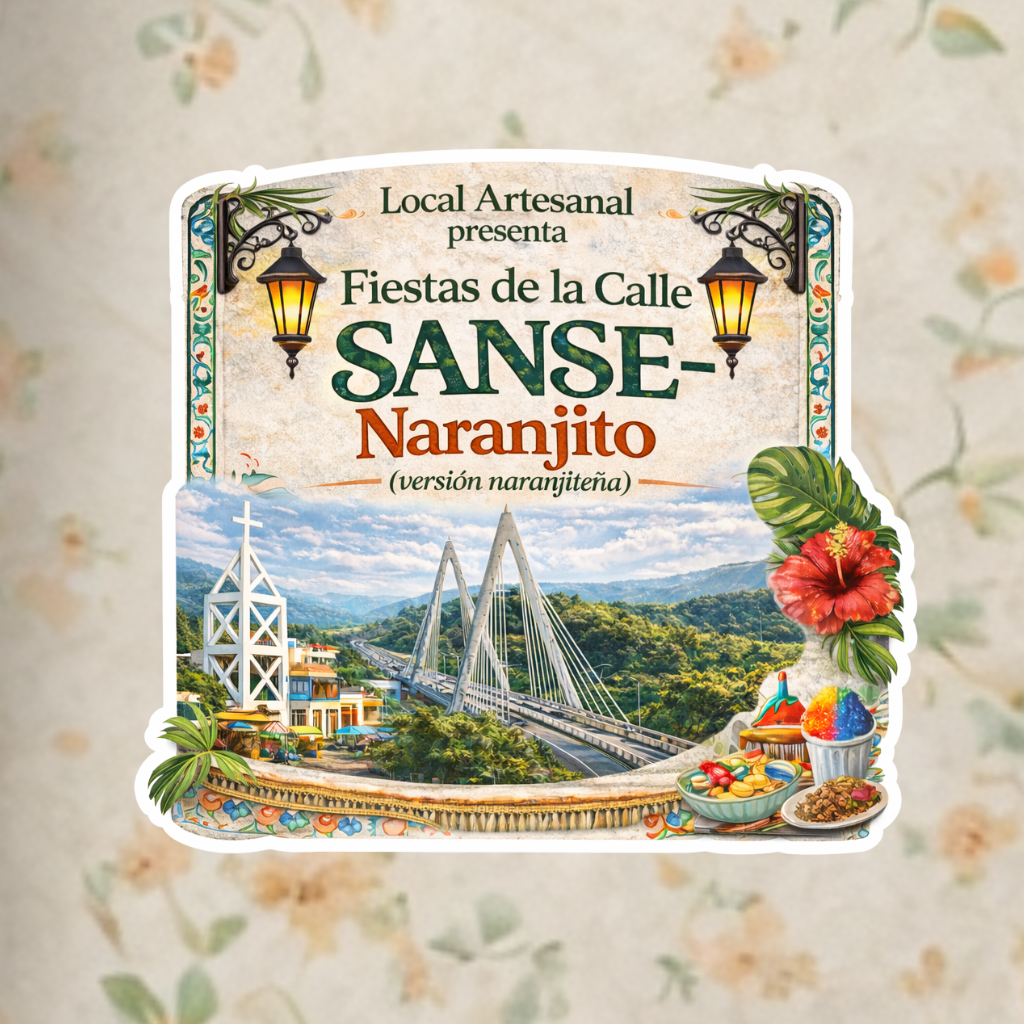 Sticker SANSE-Naranjito