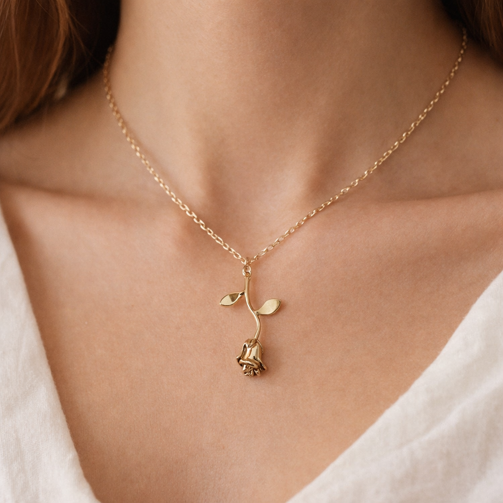 Collar Rosa Stainless Steel