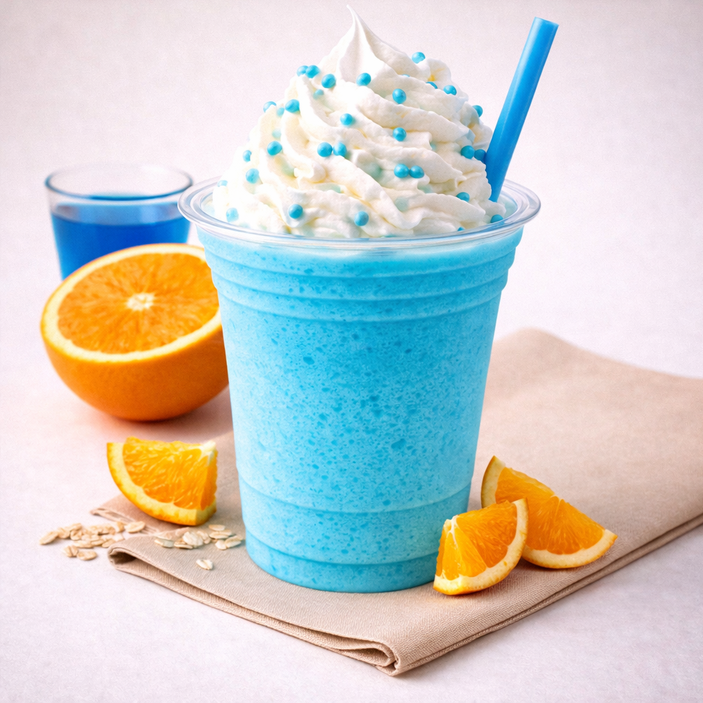 Frappe Latte Blue Curacao