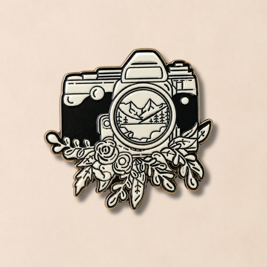 Vintage Camera Enamel Pin