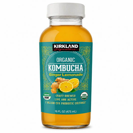Organic Kombucha Ginger Lemonade