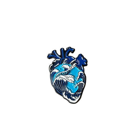 Pin Corazón Mar